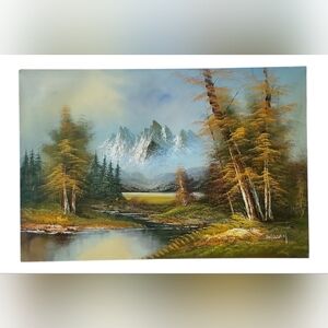 Original Vtg Art In The Style Of Bill Alexander. Signed WILLIAM. 3ft X 2ft